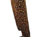 EXPRESS X LadyGang High Waisted Leopard Satin Wide Leg Pant Womens 4 Polyester Photo 10