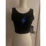 Electric yoga NWT  Bolt Criss Cross Sports Bra Black Size M Photo 11