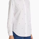 Rails Taylor Embroidered Mini Hearts Seersucker Shirt Photo 1