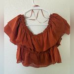 ZARA NWOT  Cropped Blouse Size Large Photo 3