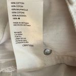 We The Free Shorts Bright White Distressed High Rise Waist Denim Jean Sz 28 EUC Photo 9