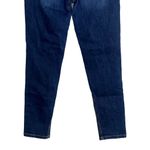 ZARA  High Rise Skinny Stretch Jeans 5 Pocket Button Zip Closure 8 Dark Blue Photo 9