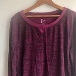 Lounge ⭐️ Purple long sleeve  shirt size small Photo 2