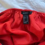 Forever 21 Red strap top with bow in back & open Photo 2
