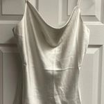 Altar'd State Altar’d State “Aurelia” Satin Cowl-Neck Top In White Size Large Photo 0