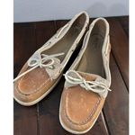 Sperry  Topsider Womens Angelfish Boat Shoe Size 9 Tan Leather Memory Foam Photo 0