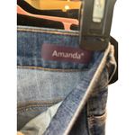 Gloria Vanderbilt  Amanda Jeans Womens 4P Petite Blue Denim High Rise Stretch Photo 4