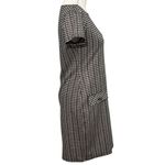 Bebe Houndsooth Black/White Midi Formal Short Sleeve Dress NWT Photo 3