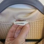 Andthewhy Size Small Crop Top Waffle Knit Acid Washed Collar Pocket Photo 1