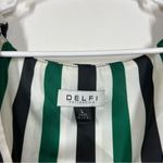 Delfi Collective Sirena Striped Maxi Dress Size Large Green Photo 7