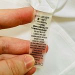 Elie Tahari  White Ruffle Front Button Down Collared Blouse Women's Size Small Photo 6