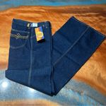 Lee Vintage Denim Bell Bottoms Flare leg jeans 70s New with tags USA dark wash Photo 0