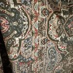 Westport V Neck Stretch Tunic Sharkbite Top Multicolor Paisley Plus Size 2X Photo 5