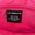 Liz Claiborne Vintage Crochet Bamboo
Handle Bag Y2K Purse Handbag Black Photo 5