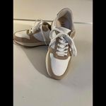 Time And Tru NWOT  white and tan sneakers size 7.5 Photo 4