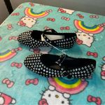 A New Day Issa Rhinestone Mary Jane Ballet Flats - Black size 7 mcbling Photo 3