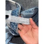 ZARA  Ripped High Rise Slim Jeans Distressed Denim‎ Light Wash Size 4 US NWT Photo 3