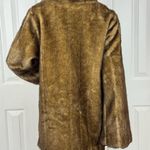 Pamela Mccoy faux fur size Small women's dark brown color coat Photo 8