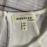 Monteau Cream Sleeveless Asymmetrical Tank Top Photo 2