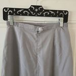 Vintage Tan Jay Midi Skirt Size 12 Gray TanJay Business Wear Elastic Waist Photo 3