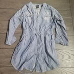 Myth nyc shirt dress size small cotton blue Photo 0