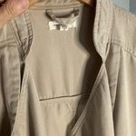 Urban Outfitters Silence+Noise Tencel Khaki Tan Jacket Baggy Boho Neutral Pocket Photo 4