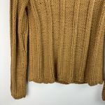 Caslon NWT Chunky Cable Knit Bobble Sweater Sz Small Tan Camel Wool Blend Photo 14