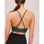 Girlfriend Collective NWT | Topanga Sports Bra Moss Green Sz. Small Photo 3