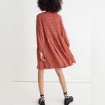 Madewell  Challis Button-Front Smocked Bodice Mini Dress in Tiny Daisy Size‎ XXS Photo 2