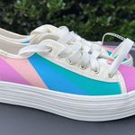 Kate Spade Keds X New York Triple Kick Multi-striped Canvas Shoes Women’s 7 NWT Photo 0