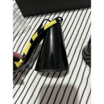 The Attico Luz Block Cone Heel Ankle Strap Pumps Yellow Black Size 36 Photo 80