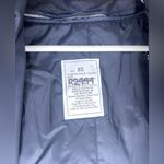 American Apparel  INC. Women’s Vintage Navy Blue Long Trench Coat Photo 6