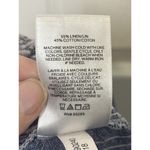 EXPRESS Blue & White Striped Linen Crop Top Size S Pre Owned Excellent Photo 4