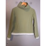 Dudley Stephens Park Slope Sage & Aqua Colorblock Pullover Size Small Fleece Green Photo 1