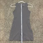 Aritzia TNAction Breathe Icon Romper Zippered High Neck Taupe Size Small Tan Photo 12