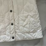 Bella Dahl Anthro Two Pocket Cropped Quilted Jacket Cream Size XS Spring preppy Photo 9