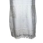 Sail To Sable Gorgeous White Eyelet Lace Pom Pom Hem Dress Size 2 Photo 2