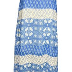 Show Me Your Mumu Hey You Back Dress Teacups Tulips Blue White Size Small Photo 0