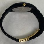 Anne Klein  women’s watch black tone 35mm quartz rhinestones plastic running Photo 5