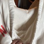 Aeropostale  Cotton Blend Aero 1987 Coral Crackle Lettering Waffle Hood Size XL Photo 6