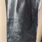 Gap  Faux Leather Pants Black Vintage Slim High Rise Straight size 10 Photo 8