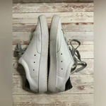 White Sneakers Size 8.5 Women's Shoes Walking Trendy Gray Photo 5
