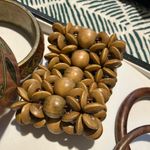 Five wooden bracelets BEAUTIFUL TAN HAND Photo 4