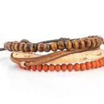 Paparazzi Stack to Basics Orange Bracelet (176) Photo 1