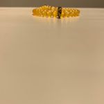 Handmade Orange Glass Bead Bracelet Photo 3