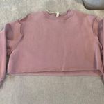 Boutique Mauve Cropped Sweatshirt Size XL Photo 0