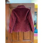 LASSERE CELVET QUILTED JACKET WINE COLOR SIZE SMALL Photo 5