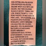 All In Motion  Women’s Cotton Crewneck Crop Sweatshirt - Turquoise - Size Xxl Photo 4