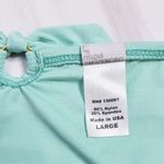l*space By Monica Wise Teal Bikini Bottom Size Large Lined Bow Back Detail Photo 5