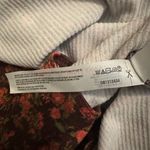 Free People  Intimately Lola Ditsy Floral Thong Bodysuit Chocolate Pink Size S Photo 4